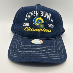 Vintage 1999 Rams Super Bowl Champions Hats